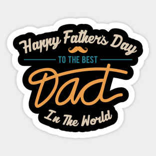 Best Dad Sticker